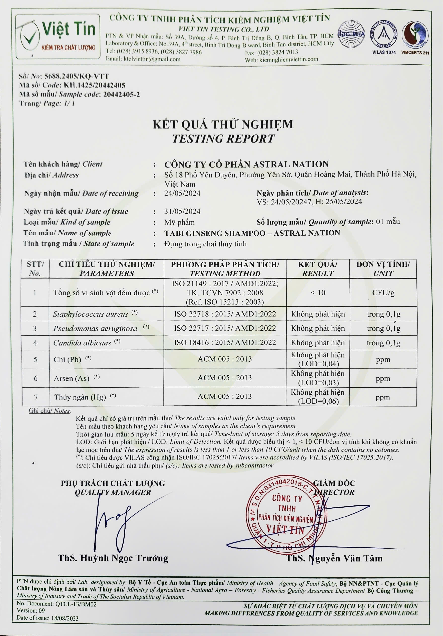 Tabi Ginseng Shampoo- Dầu gội đầu 2 in 1