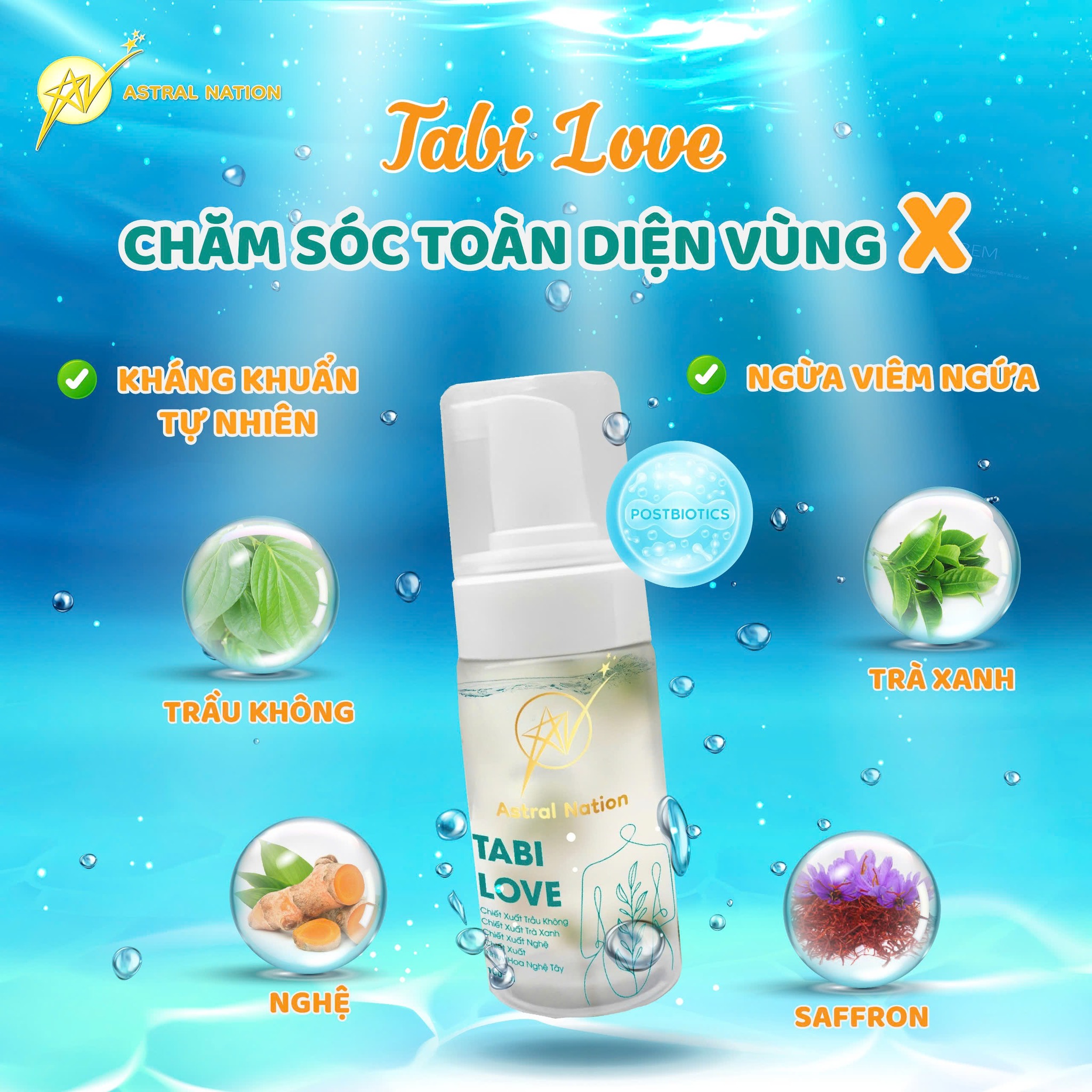 TaBi Love Bọt Vệ Sinh Nữ cao cấp