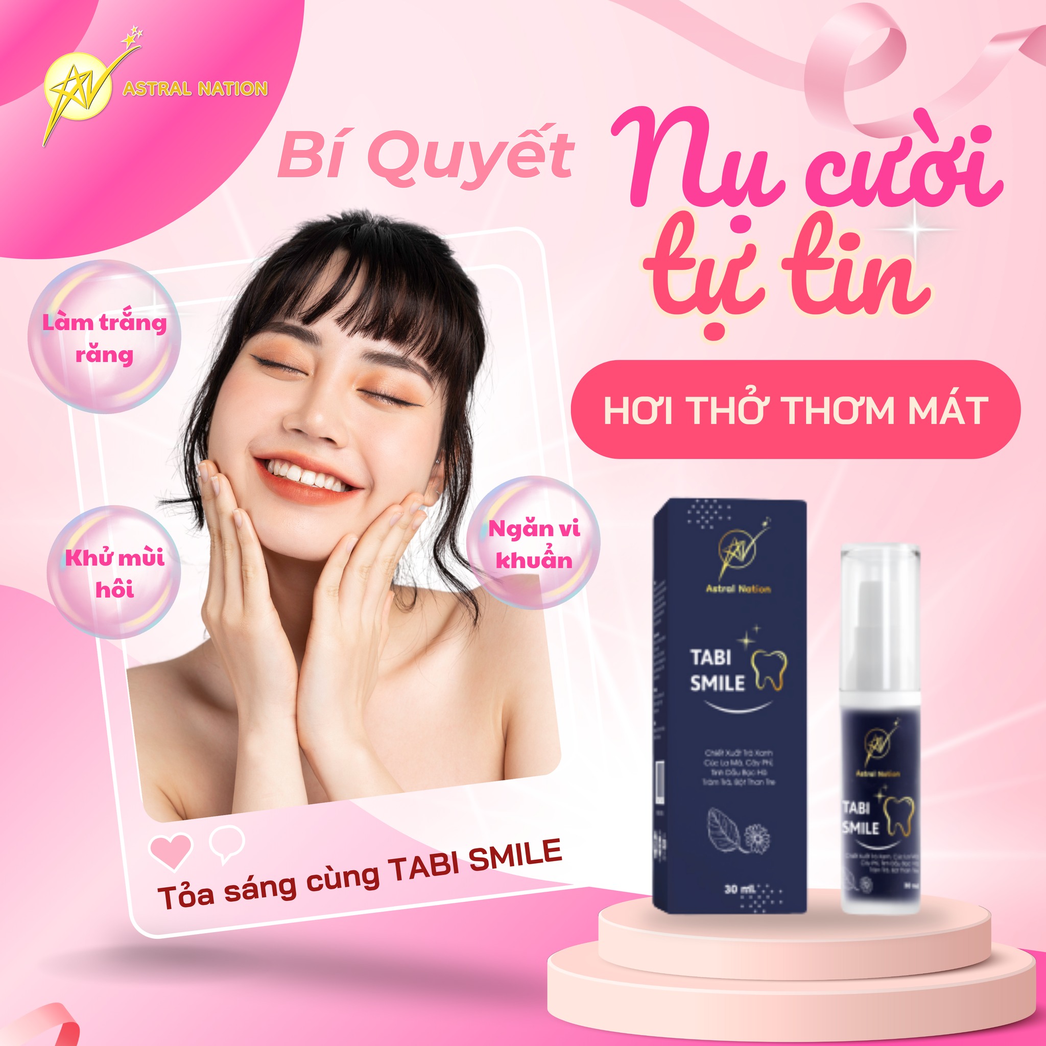 TABI SMILE- SERUM TRẮNG RĂNG