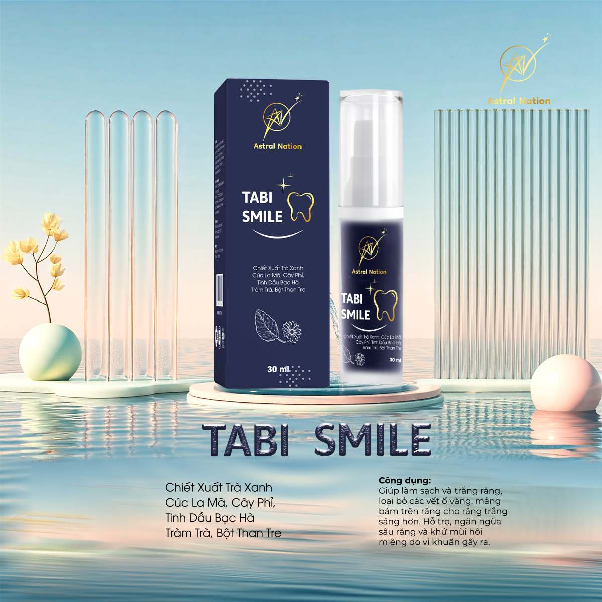 TABI SMILE- SERUM TRẮNG RĂNG